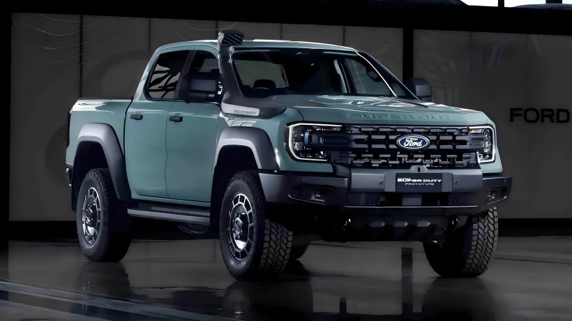 Pinahusay ang pagganap ng off-road/towing na kapasidad! Ang mga opisyal na imahe ng Ford Ranger Super Duty ay pinakawalan