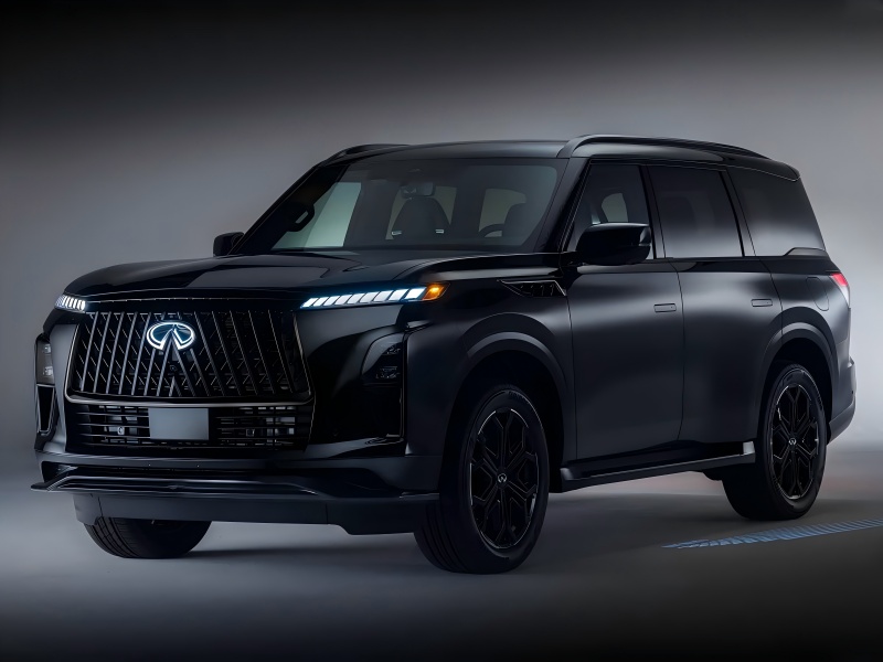 Black Exterior Kit / 3.5T V6 Power - Opisyal na Mga Larawan ng 2026 Infiniti QX80 Sport Version